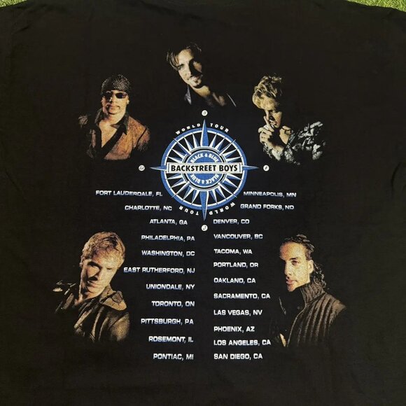 Vintage 2001 Backstreet Boys Tour Tee - Picture 6 of 7